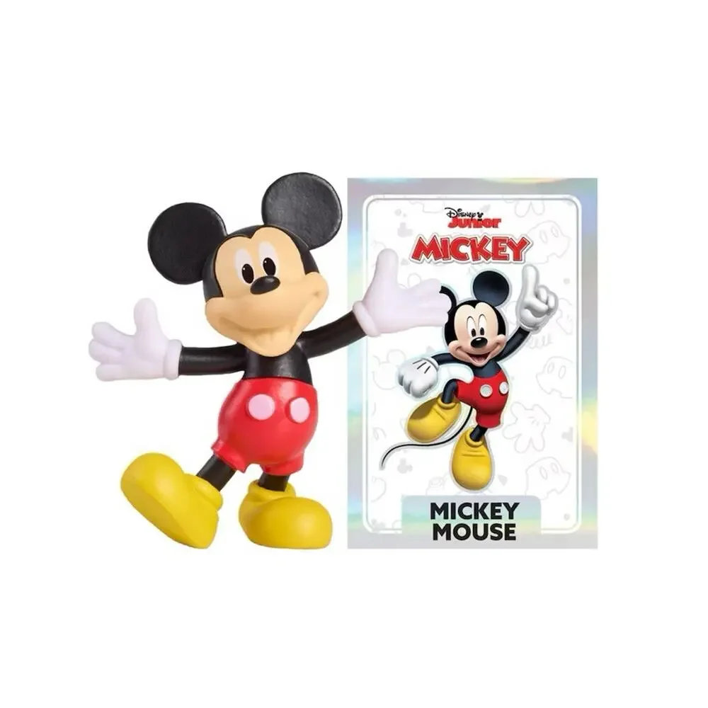 NEW Mickey Mouse Cake Topper Set - 5 Figures, 12 Candles & Tattoo Sheet SEALED